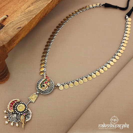 Unique Dual Tone Kundan Neckpiece (N11114)