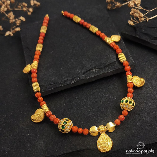 Traditional Lakshmi Coin Neckpiece (Gn8727)