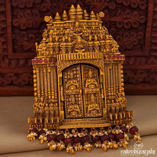 Lakshmi Vaibhav Gopuram Pendant (Gp2273)
