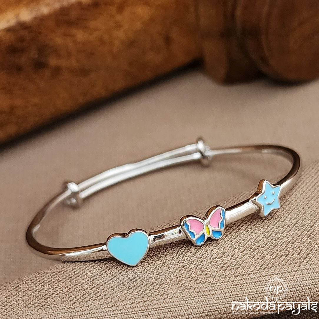 Blue Butterfly Single Kada (Ka9430)