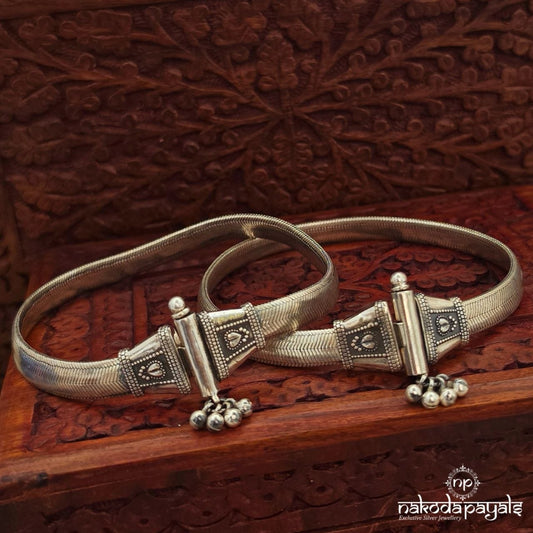 Flat Heart Edges Hyderabadi Anklets (A6881)