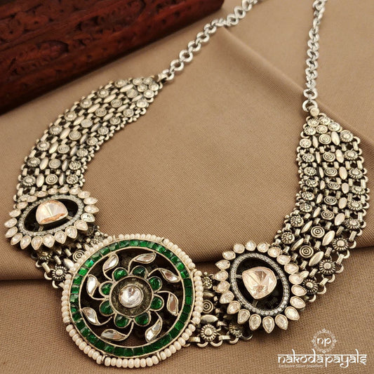 Traditional Moissanite Neckpiece (N11594)