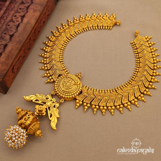 Coral Lakshmi Neckpiece (Gn10604)