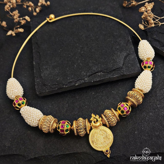 Pearled Beaded Cones Hasli (Gn8743)