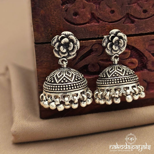 Floral Ball Drop Jhumka (J1841)