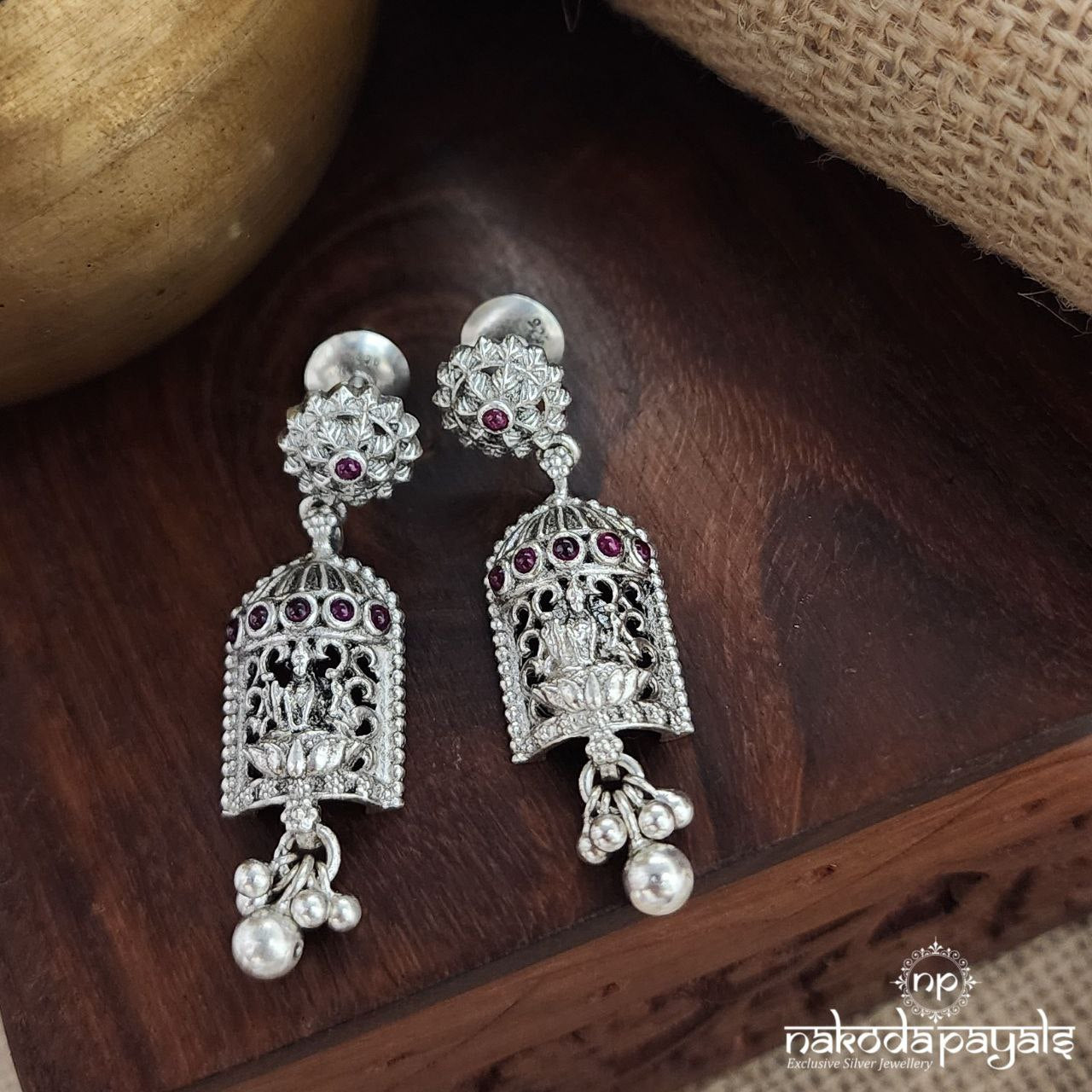 Blessing Lakshmi Drop Earrings (C3280)