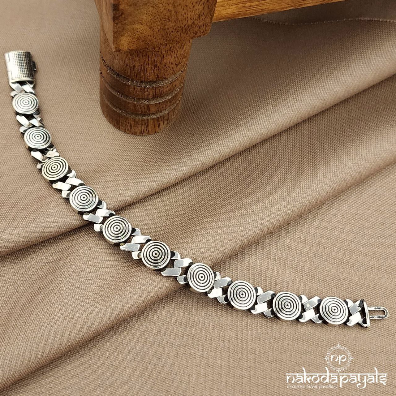 Circular Men's Bracelet (Mc1058)