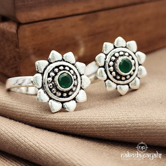 Sweetheart Green Toerings (T4689)