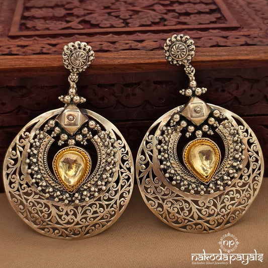 Majestic Oxidised Chandbali (C4112)