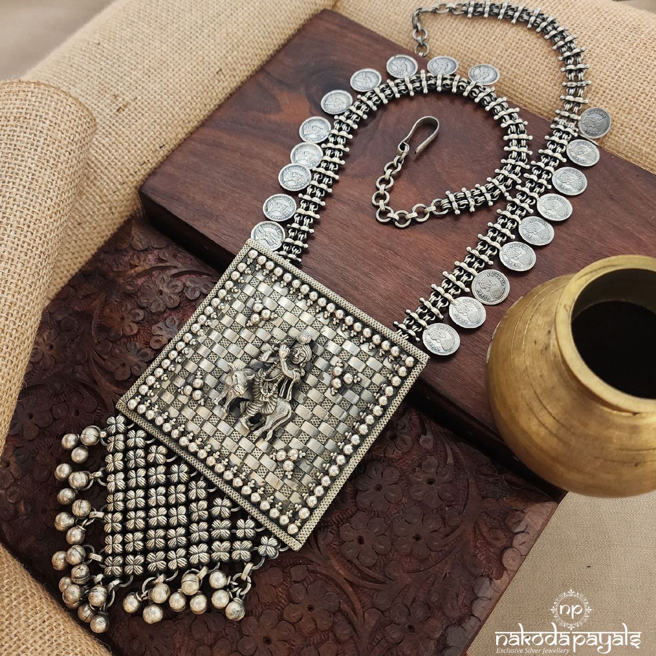 Krishnan Coined Neckpiece (N10763)