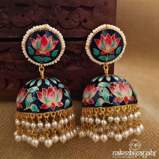 Gorgeous Lotus Jhumka (Ge11151)