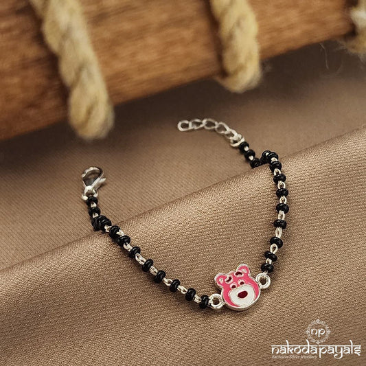 Pink Teddy Kids Bracelet (Ka9385)