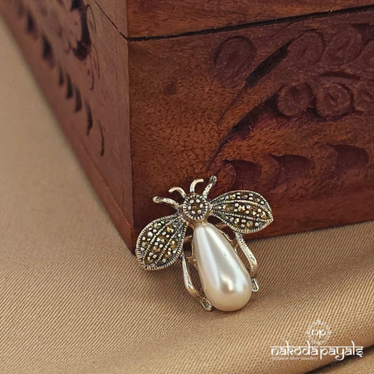 Honey bee Marcasite Brooch (St4041)