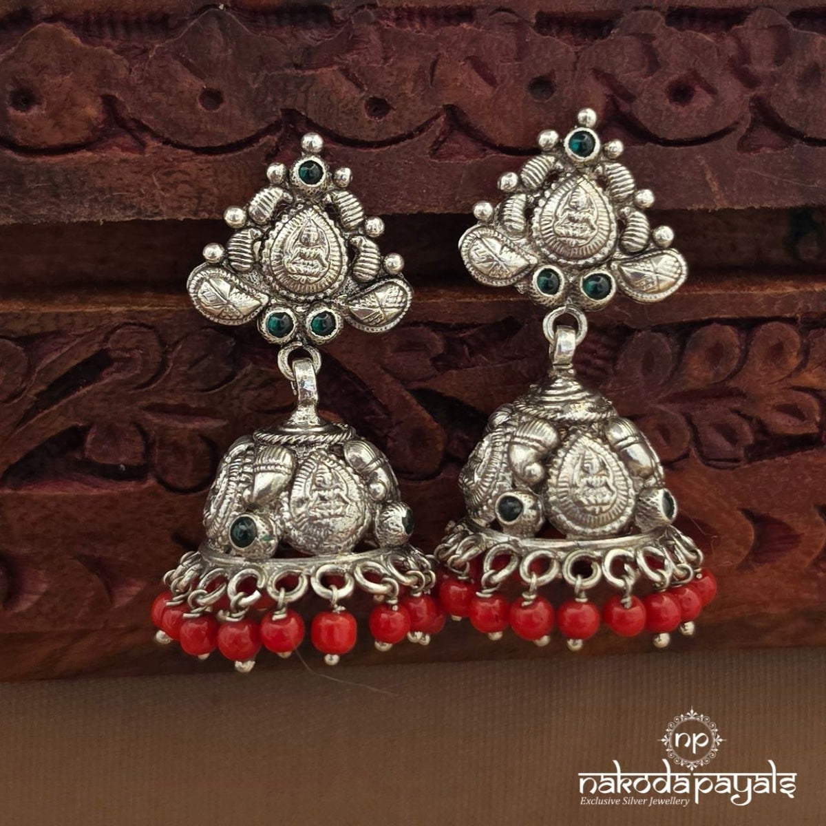 Lakshmi Coral Jhumka (J1872)