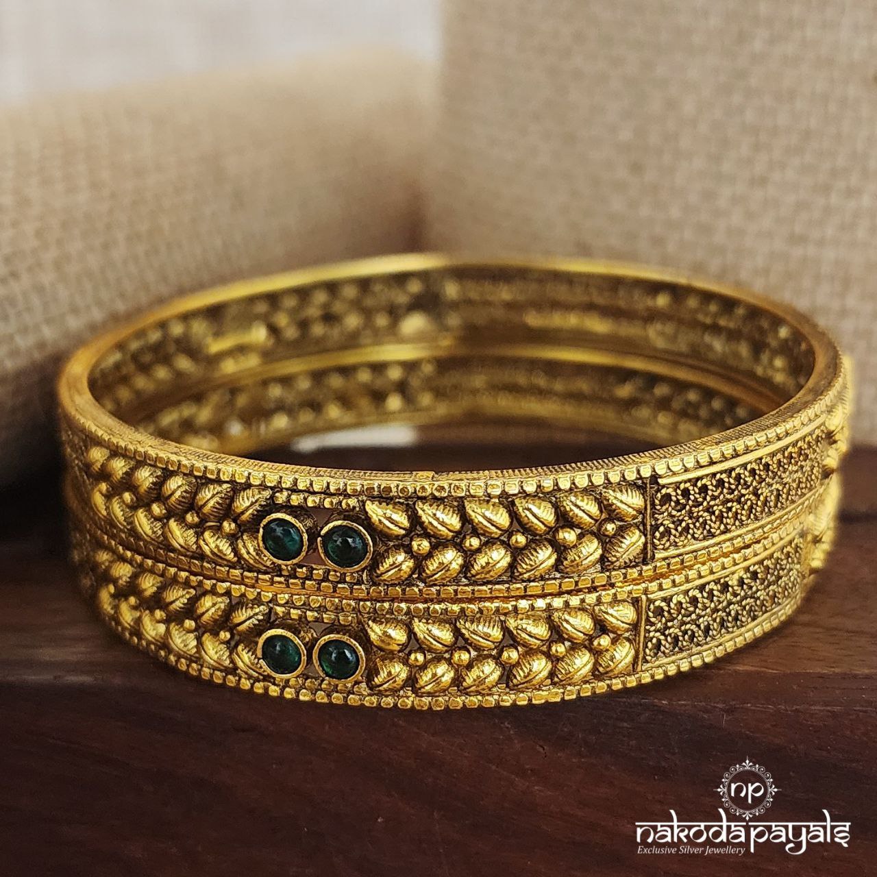 Green Leafy Bangles (Gk2799)