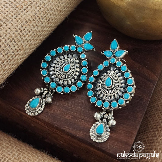 Turquoise Charm Earrings (C3328)