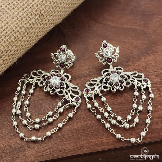 Layered Floral Earrings (C3705)