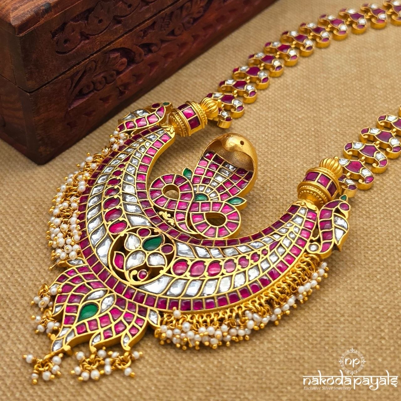 Traditional Kundan Naga Neckpiece (Gn10502)