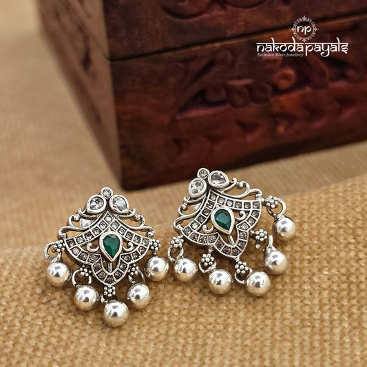 Green Oxidised Studs (S4177)