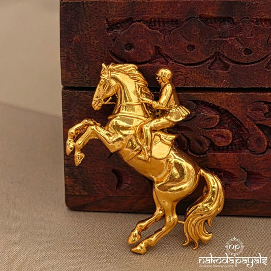 Horse Motif Brooch (St4117)