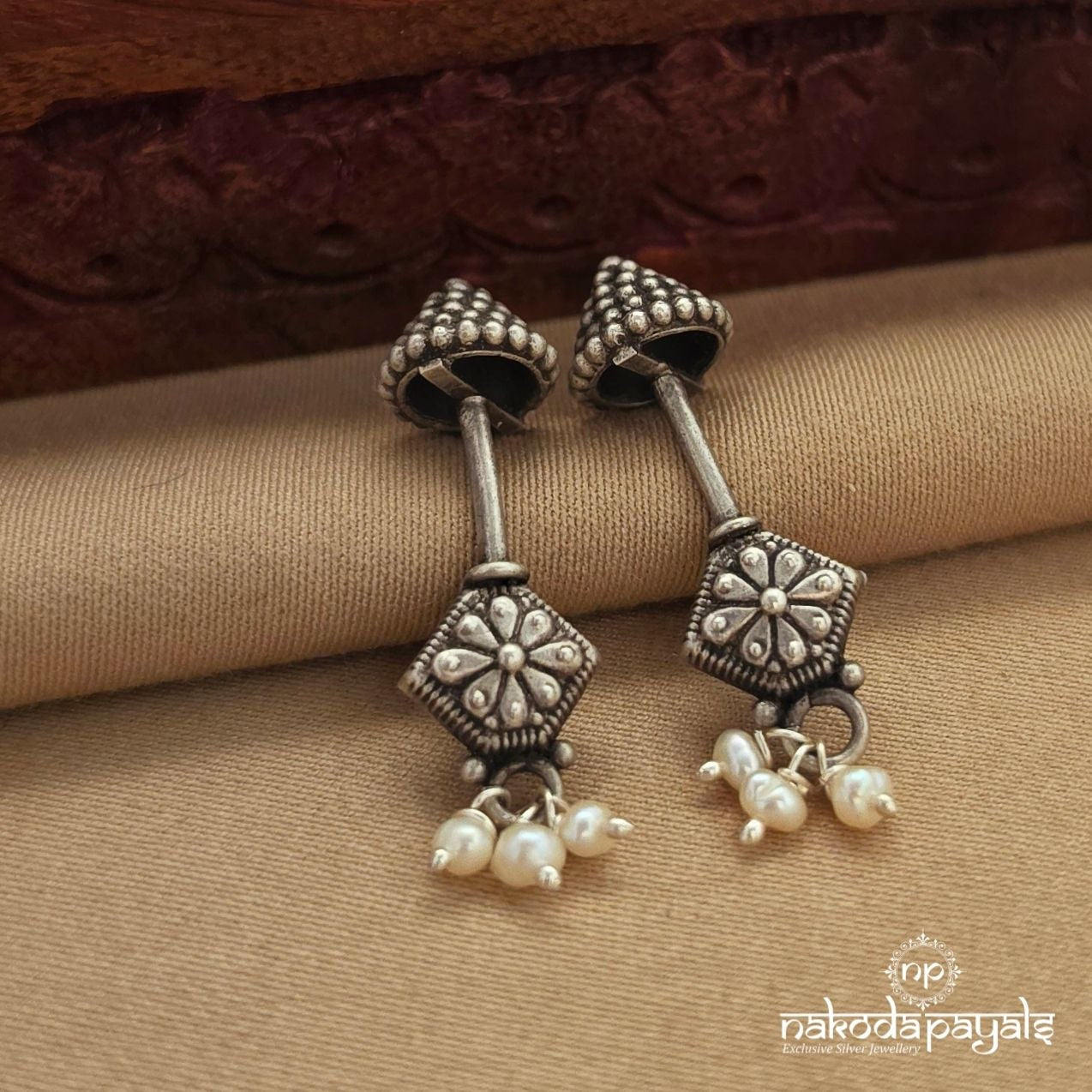 Pearl Oxidised Bugadi (S9496)