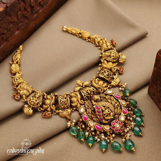 Peacock Lakshmi Neckpiece (Gn9864)