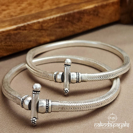 Squarish Chain Hyderabadi Anklets (A6697)