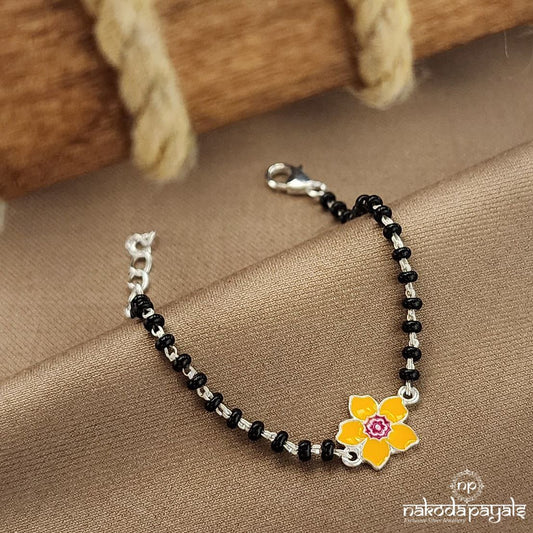 Yellow Flower Kids Bracelet (Ka9382)