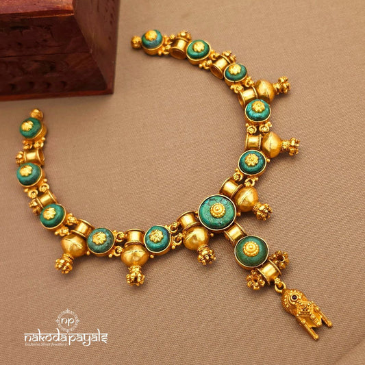 Turquoise Circular Neckpiece (Gn10030)