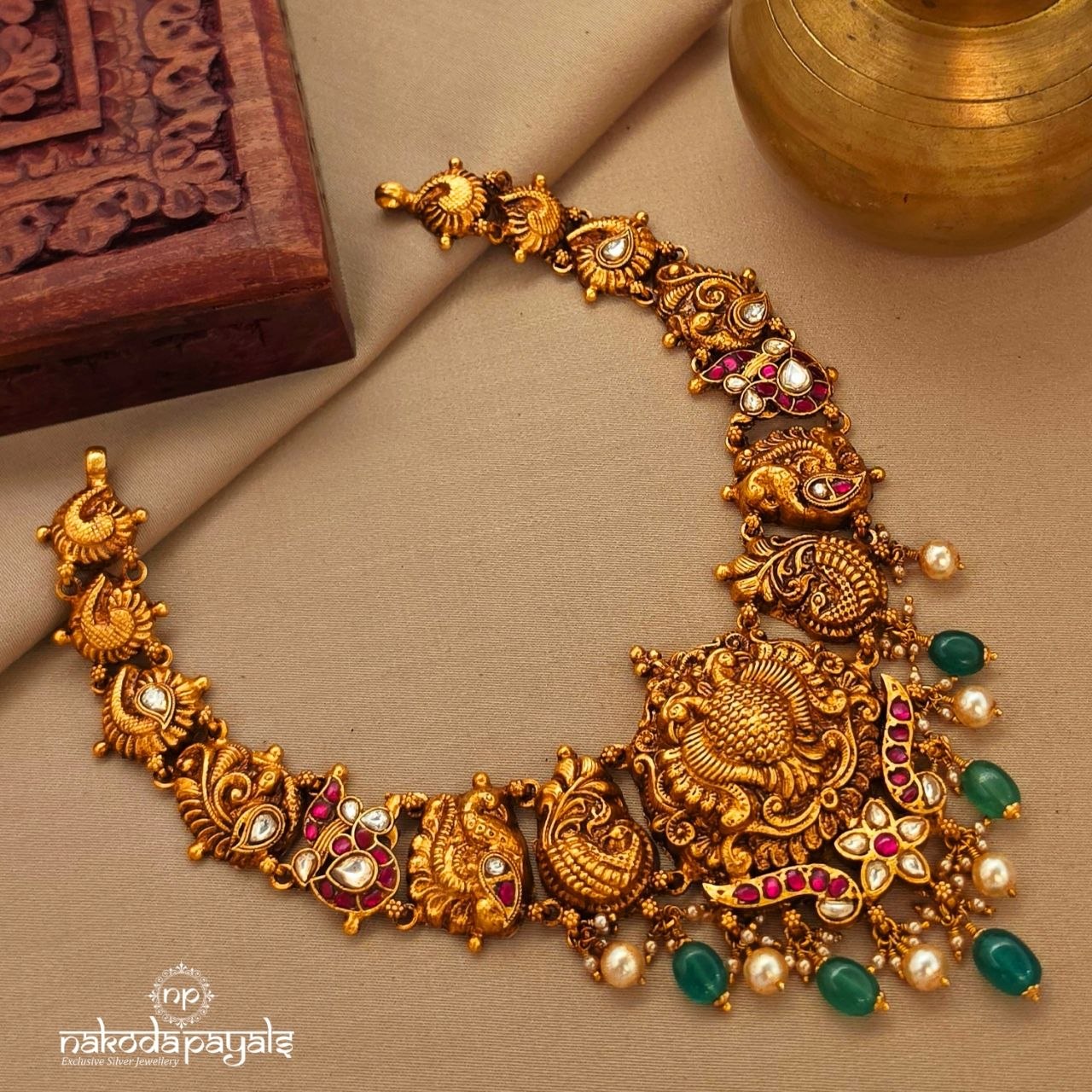 Gandaberunda Kundan Neckpiece (Gn10106)