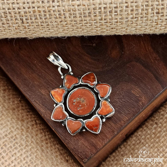 Coral Sweetheart Pendant (P2462)