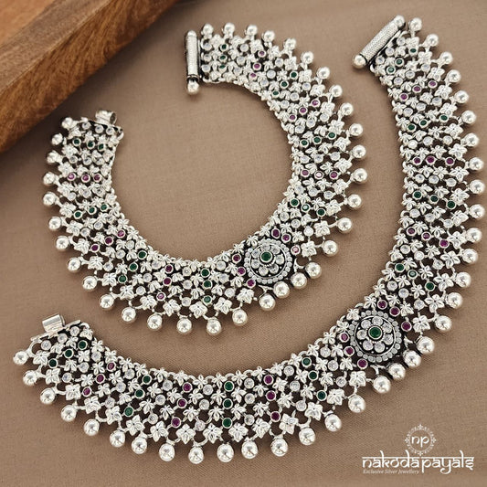 Green Dot Anklet (A6628)