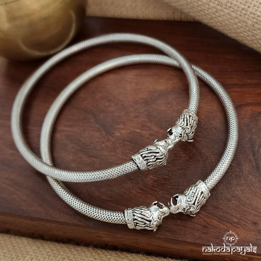 Oxidised  Ankle Kada (Ak2274)