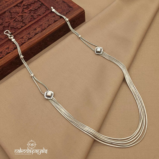 Pearl Oxidised Neckpiece (N11873)