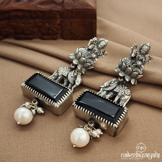 Elephant Blue Earrings (C3856)