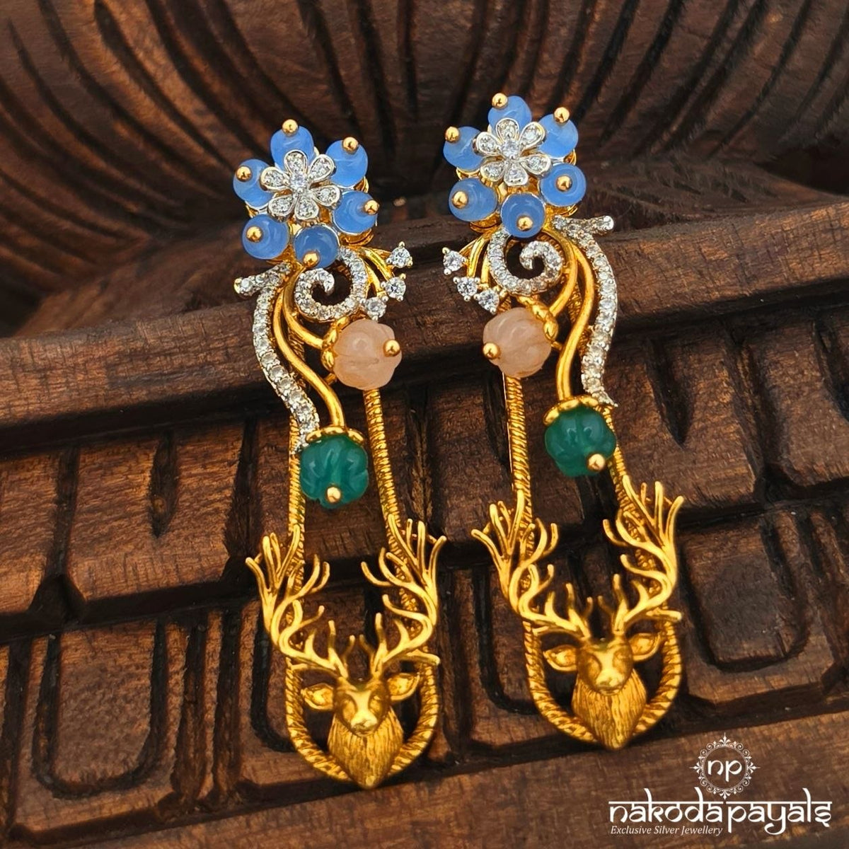 Deer Earrings (Ge11600)