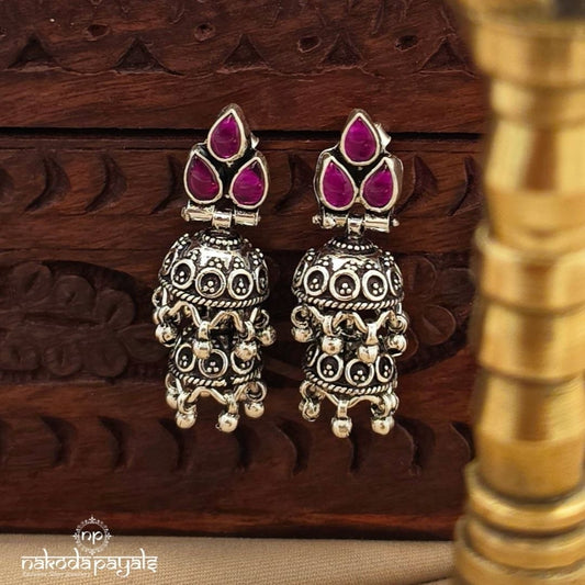 Trio Oxidised Jhumka (J1748)