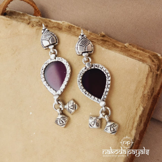 Purplish Drop Charm Hanging (H2238)