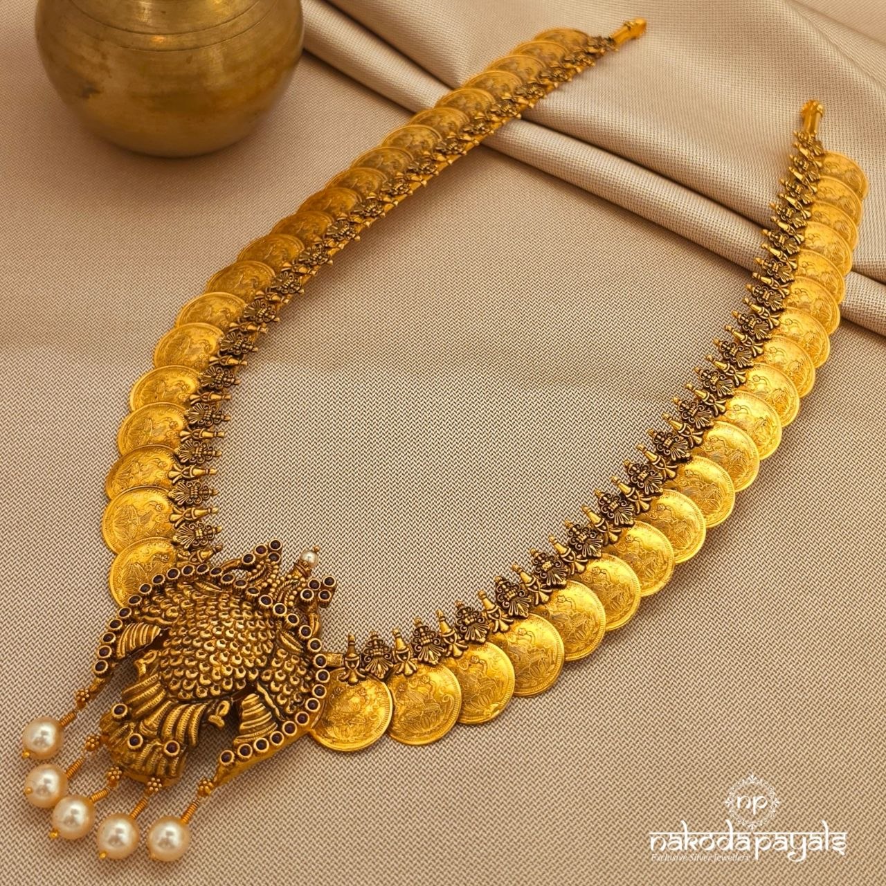 Gandaberunda Lakshmi Kasu Neckpiece (Gn10058)