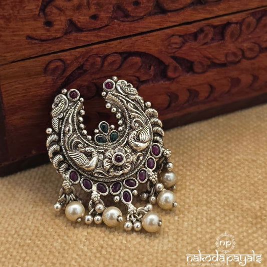 Peacock pearl Floral  Pendant (P2644)