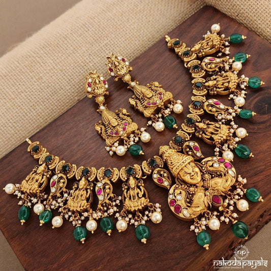 Venkatraman Neckpiece With Earrings (Gn9616)