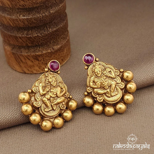 Pink Lakshmi Studs (Ge10068)