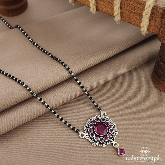 Pink Circular Mangalsutra (Ms0577)