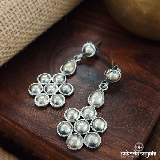 Flower Plain Earrings (C3348)