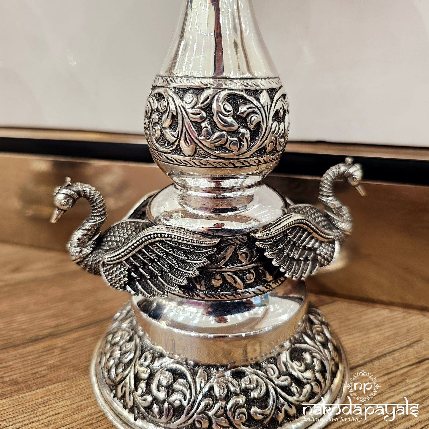 Winged Hamsa Lamp Pair 10"(Aa2008)