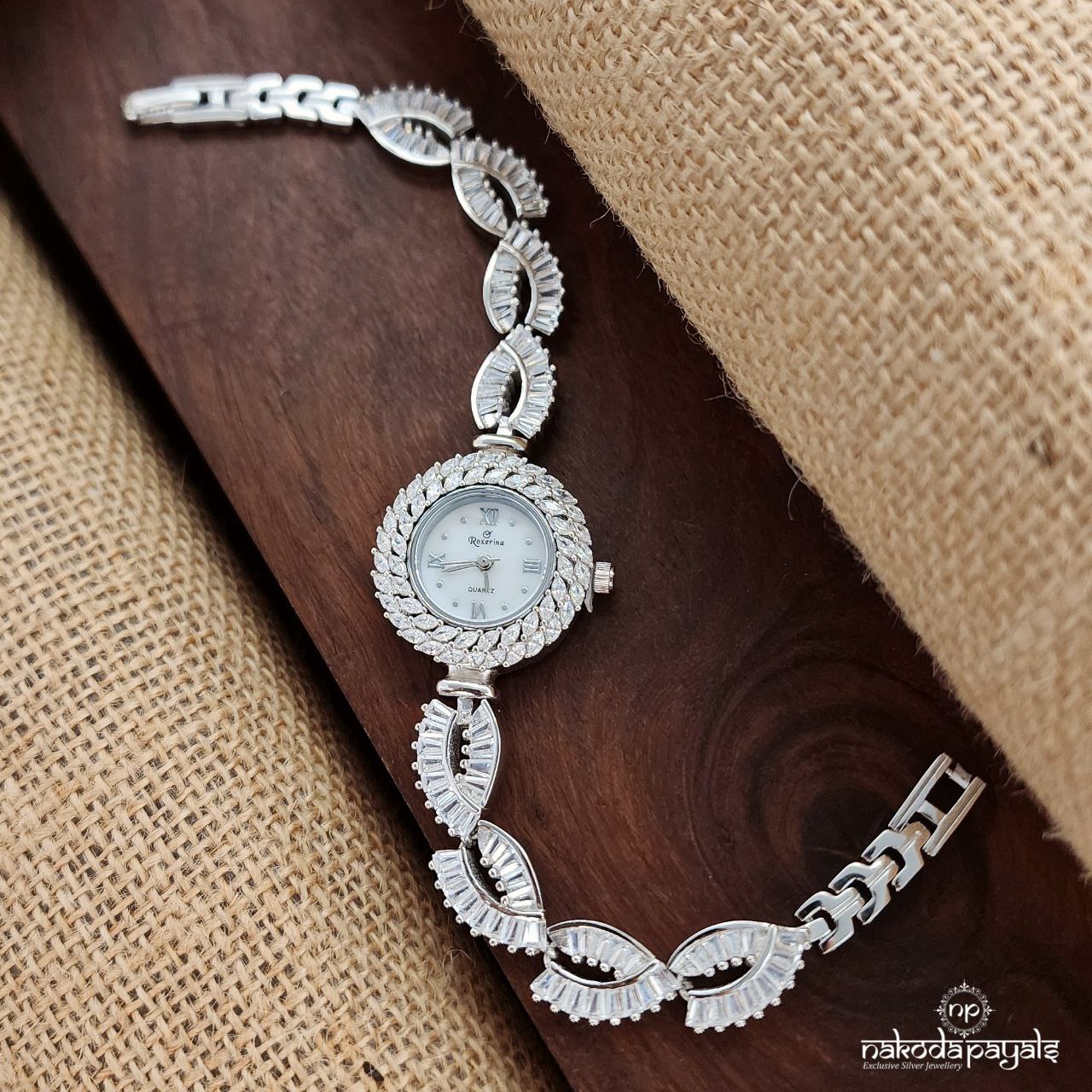 Stunning Swirl CZ Watch (W0246)