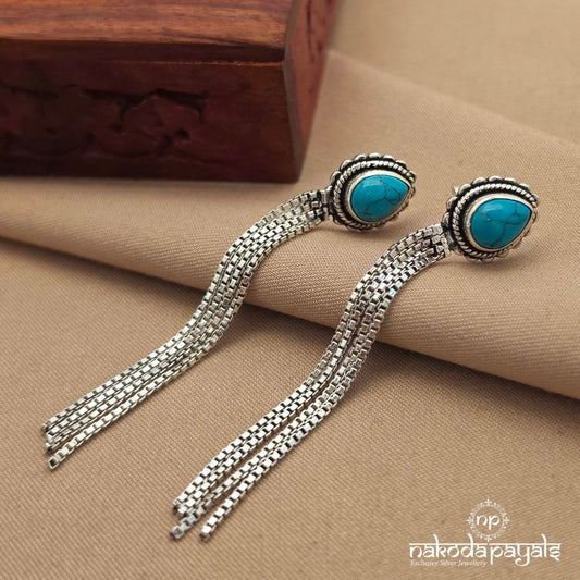 Mesmerizing Turquoise Earrings (H1676)