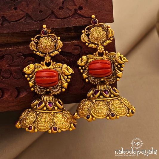 Coral Nice Jhumka (Ge10658)