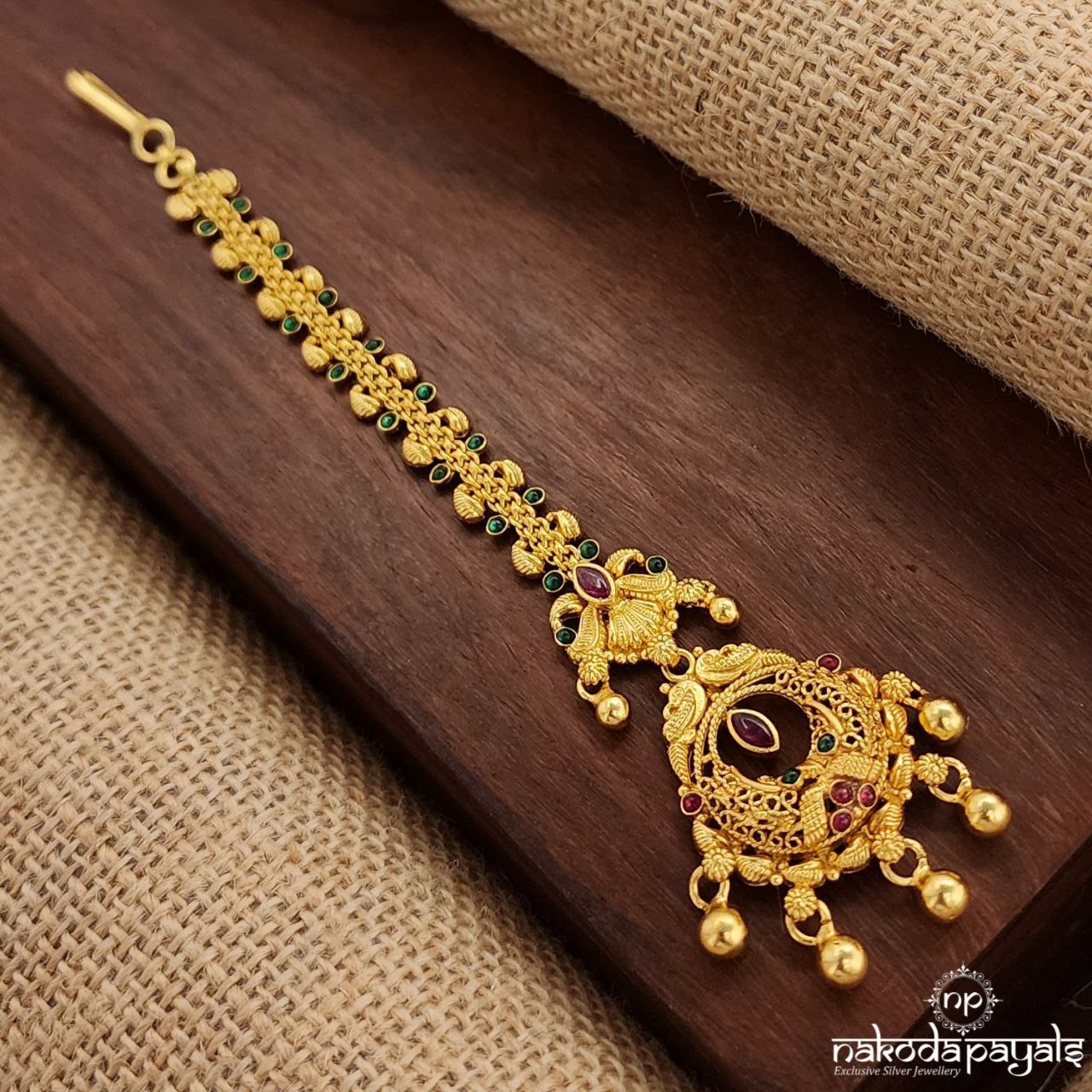 Half Moon Kemp Maang Tika (Gm1049)