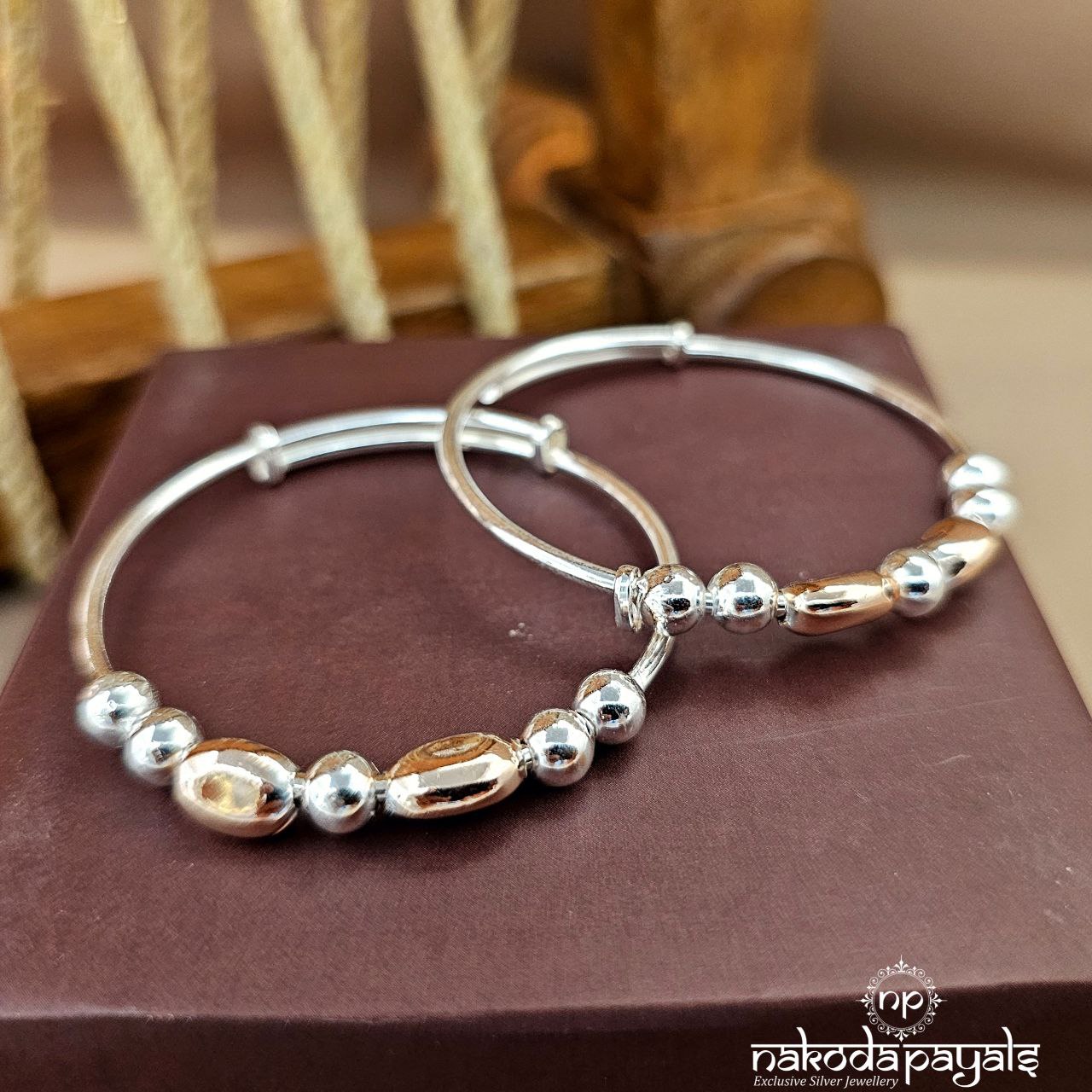 Ball Dual Tone Kada Pair (Ka9443)